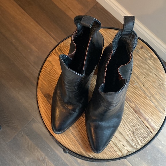 Windsor Smith - black heeled booties - Picture 3 of 6